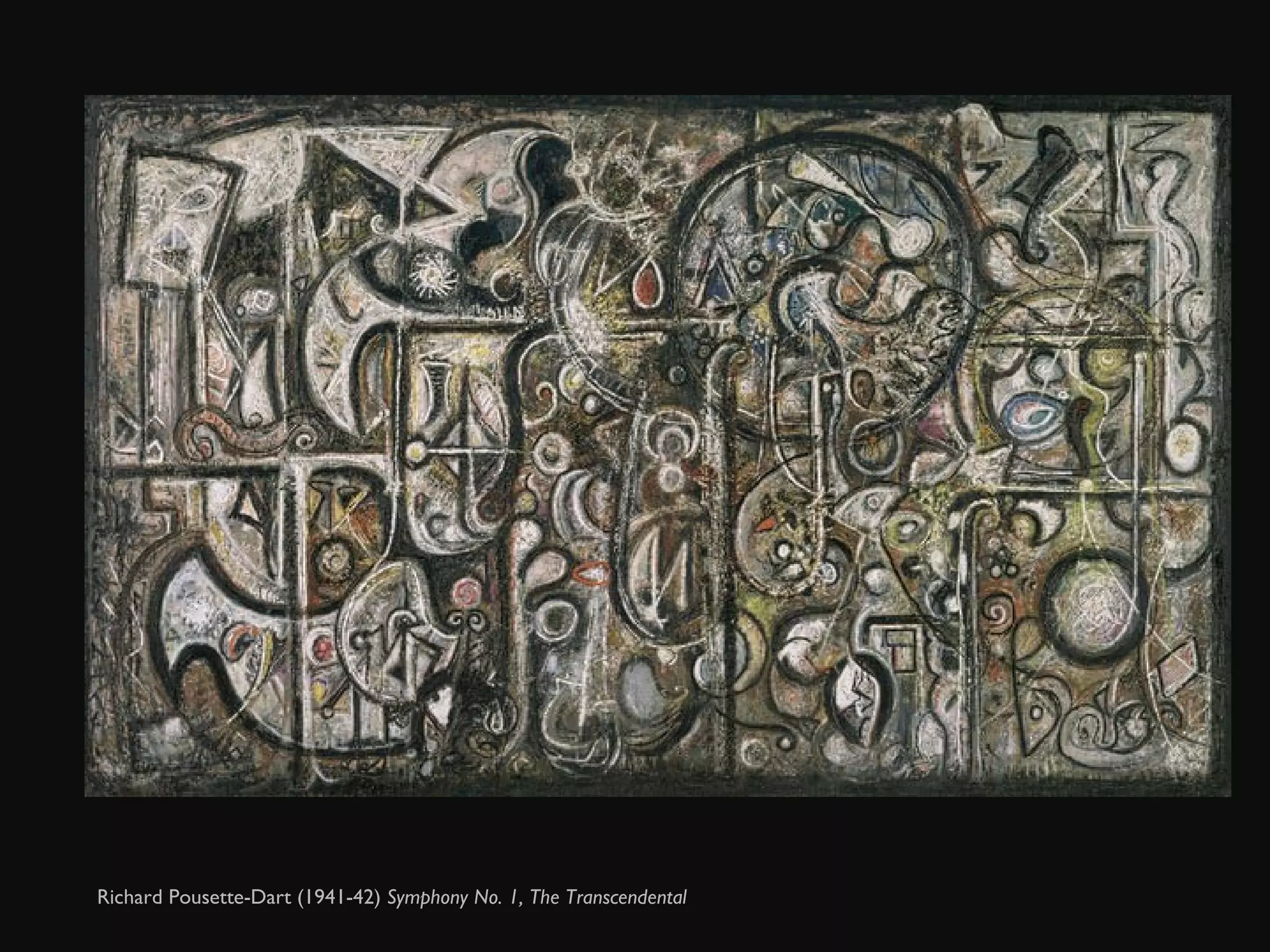 Richard Pousette-Dart (1941-42)  Symphony No. 1, The Transcendental  
