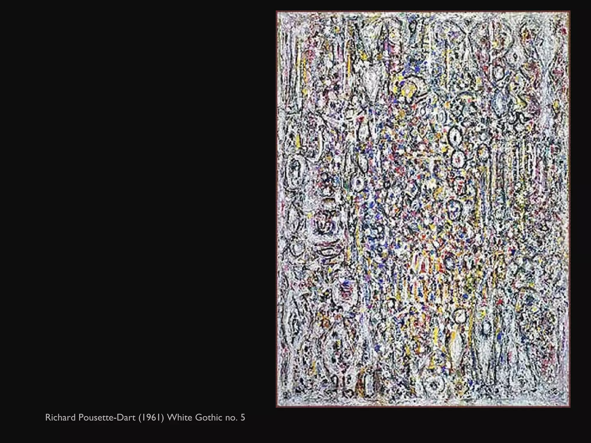 Richard Pousette-Dart (1961) White Gothic no. 5 