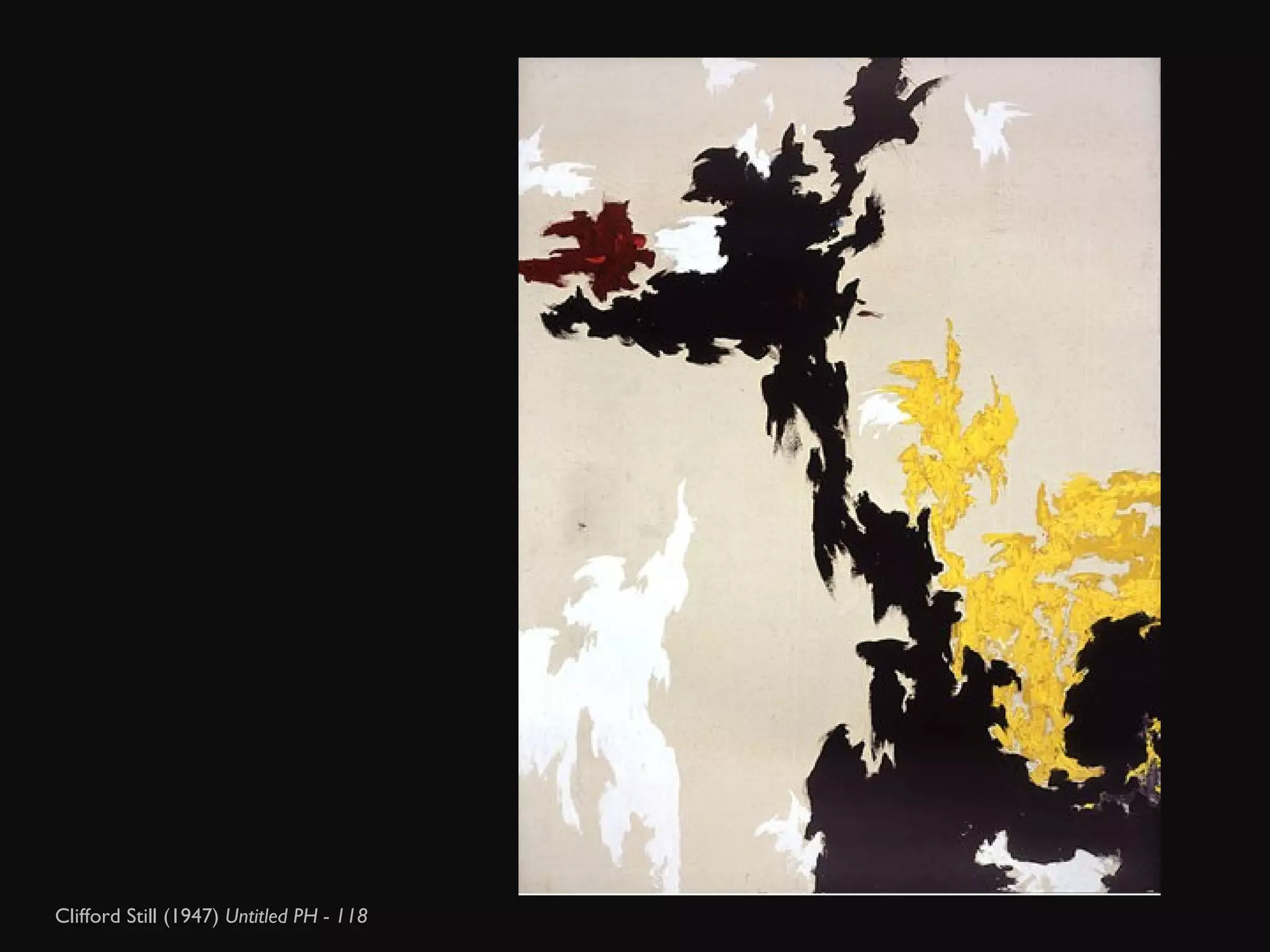 Clifford Still (1947)  Untitled PH - 118  