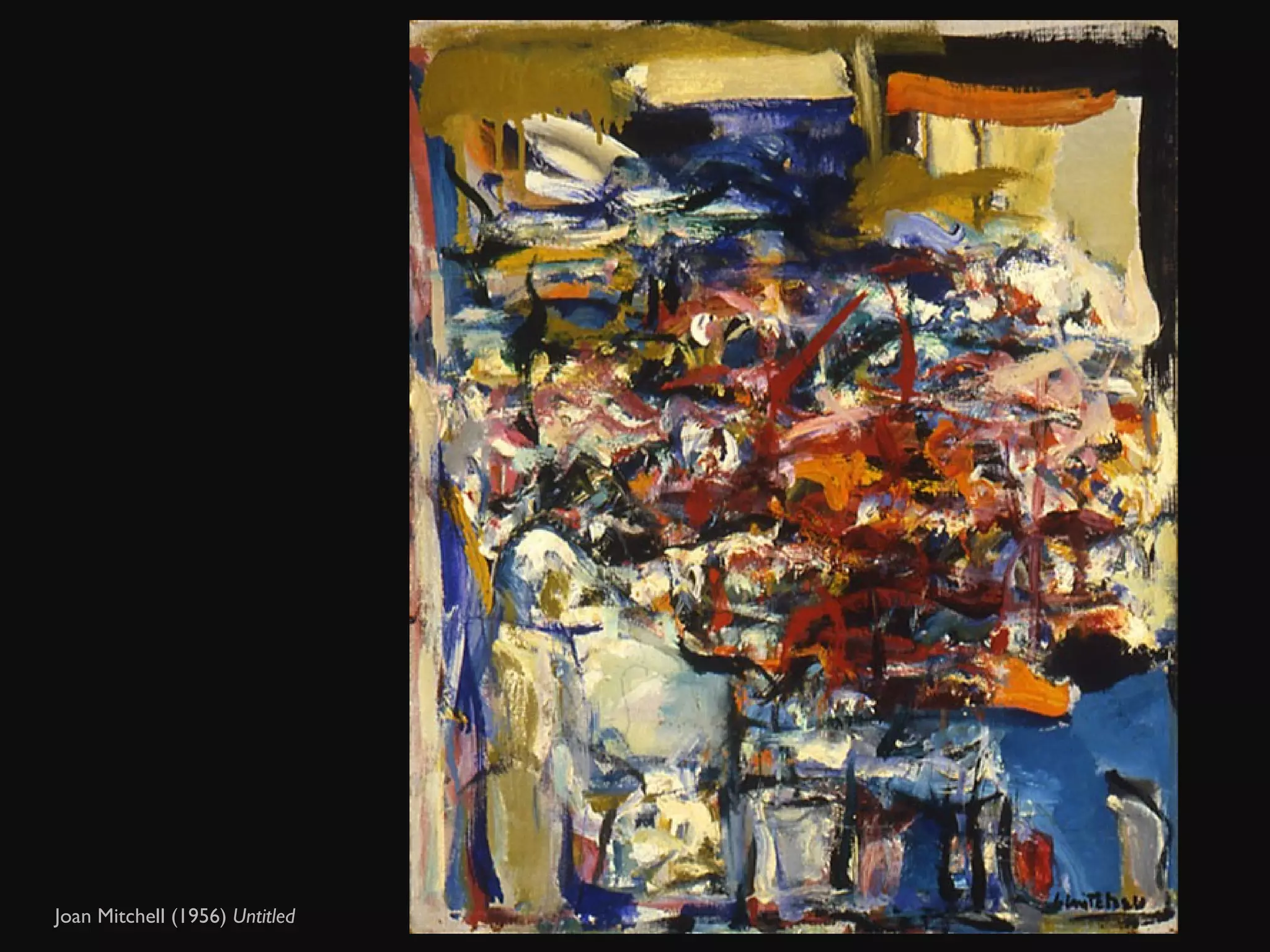 Joan Mitchell (1956)  Untitled  