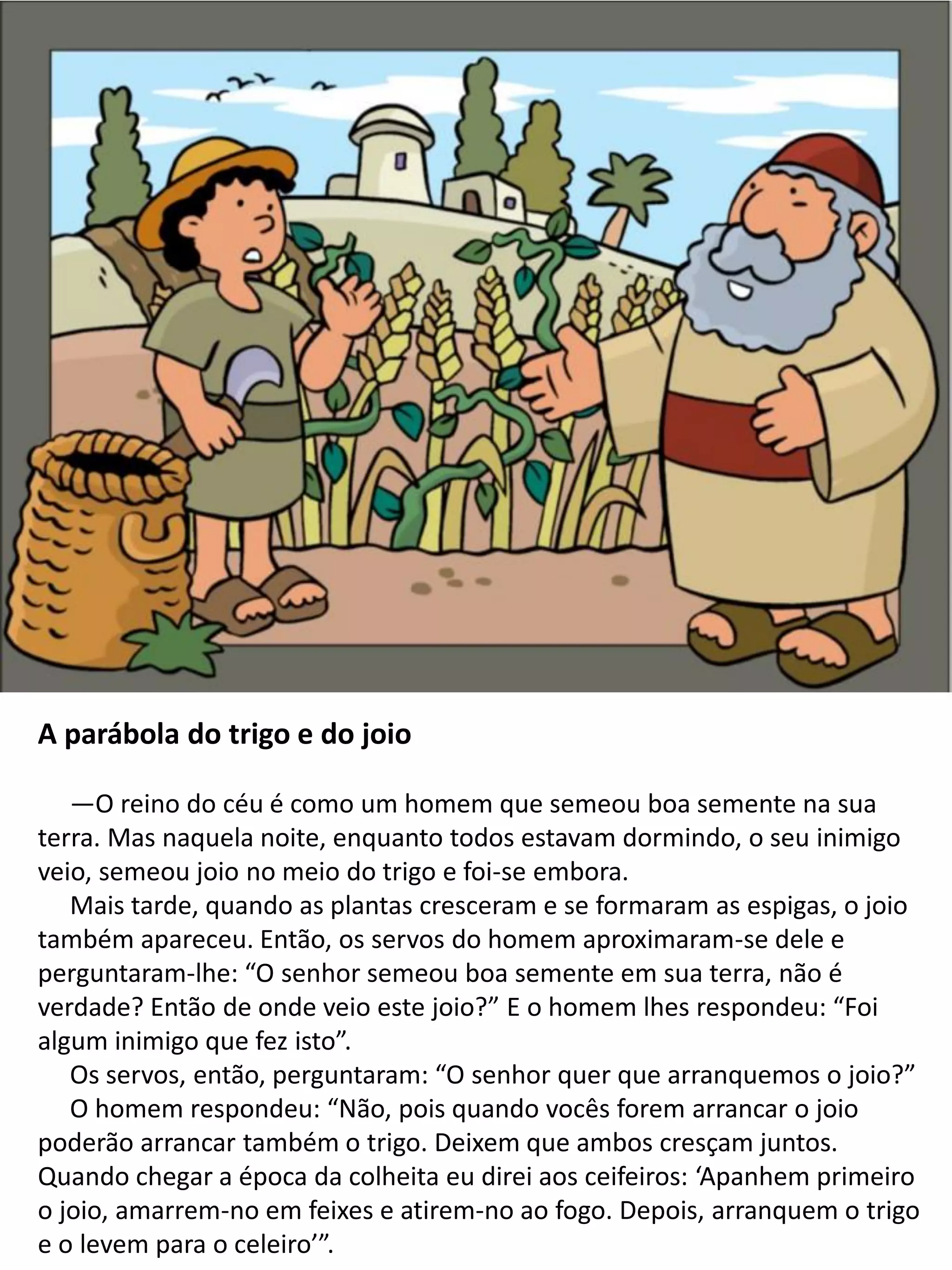 As parábolas de Jesus para crianças | PDF | Christianity | Religion ...
