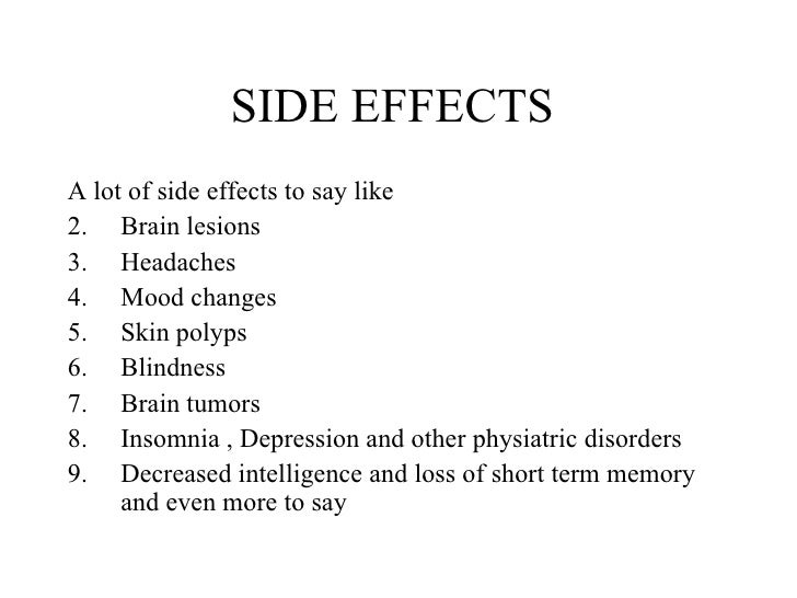 What are the side effects of aspartame?