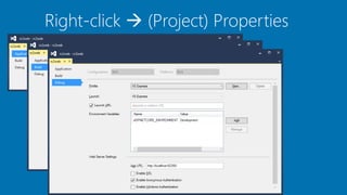 Right-click  (Project) Properties
 