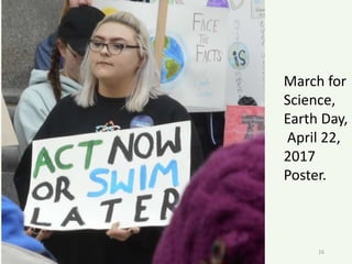 16
March for
Science,
Earth Day,
April 22,
2017
Poster.
 