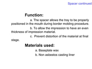 A special tray is defined final | PPT