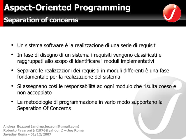 Aspect Oriented Programming | PPT