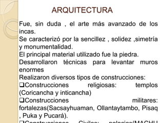 Aspecto cultural los incas | PPTX