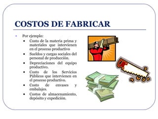 Aspecto financiero económico, factores que influyen en el costo | PPT