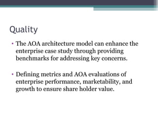 Aspect oriented architecture | PPT