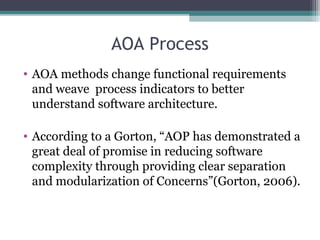 Aspect oriented architecture | PPT