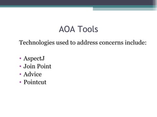 Aspect oriented architecture | PPT