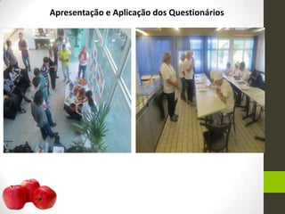 Apresentação e Aplicação dos Questionários
 