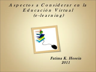 Fatima K. Hosein 2011 
