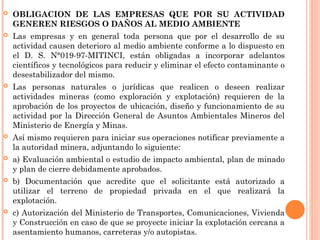 Aspectos Ambientales y Protección en la Actividad Minera: Impactos y ...