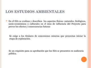 Aspectos Ambientales y Protección en la Actividad Minera: Impactos y ...