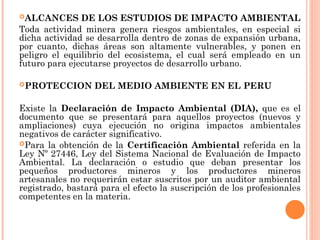 Aspectos Ambientales y Protección en la Actividad Minera: Impactos y ...