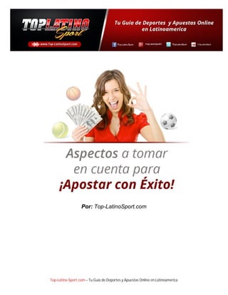 Por: Top-LatinoSport.com

Top-Latino-Sport.com – Tu Guía de Deportes y Apuestas Online en Latinoamerica

 