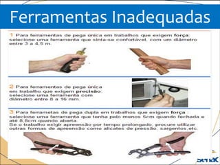 Ferramentas Inadequadas
 