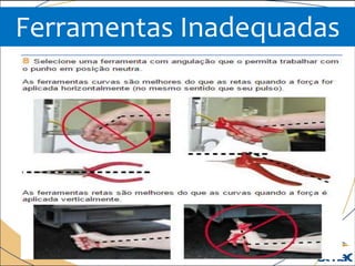 Ferramentas Inadequadas
 