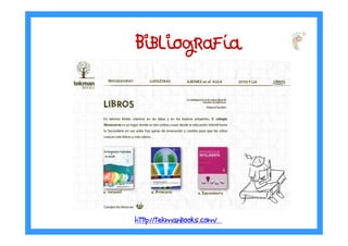 BibliografBibliografBibliografBibliografííííaaaa
http://tekmanbooks.com/#
 