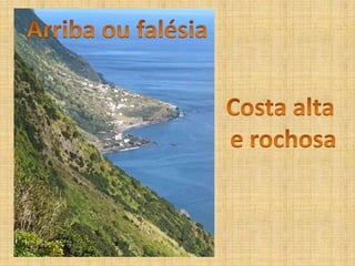 Arriba ou falésiaCosta alta e rochosa