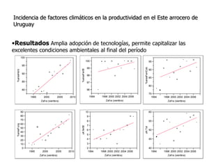 Aspectos de eco-fisiologia en el cultivo de arroz en Uruguay