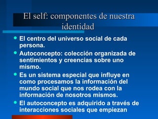 Aspectos de la identidad social 5 | PPT