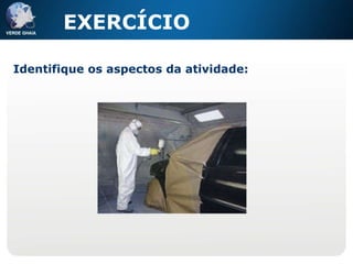 EXERCÍCIO Identifique os aspectos da atividade: 
