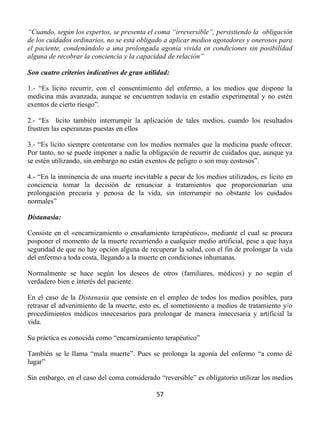 Aspectos eticos y legales de la muerte lectura | PDF