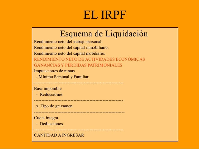 Aspectos fiscales irpf