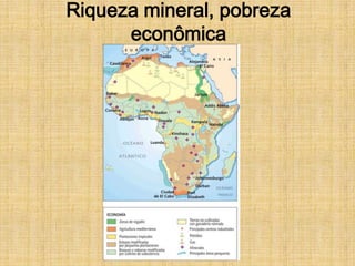 Crescimento das colônias: fortalecimento das elites locais (anseio por autonomia). Características da descolonização africanaDescolonização “pacífica”: áreas de domínio inglês – fim do domínio político / continuidade do domínio econômico.