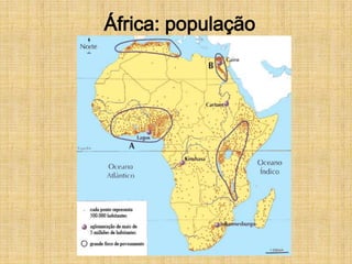 África: relevo e hipsometria