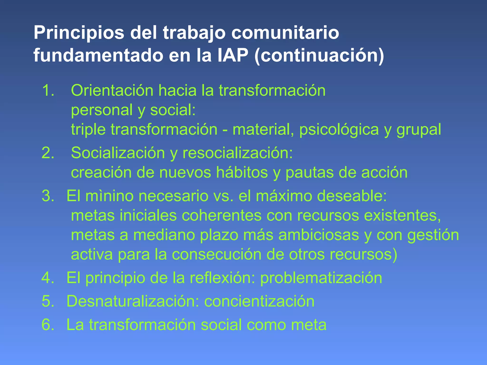 Aspectos MetodoloóGicos Del Trabajo Comunitario Sociales | PPT