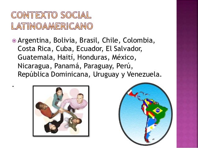 Aspectos sociales en el contexto nacional e internacional