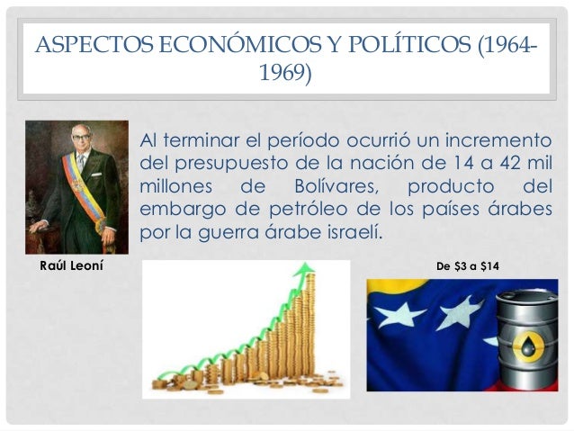 Aspectos socioeconómicos y políticos de venezuela desde 1958