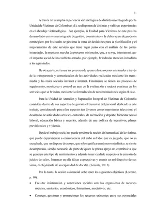 Aspectos socio juridicos gestion victimologica gerencia victima trabajo social intervencion social comunitaria Slide 40