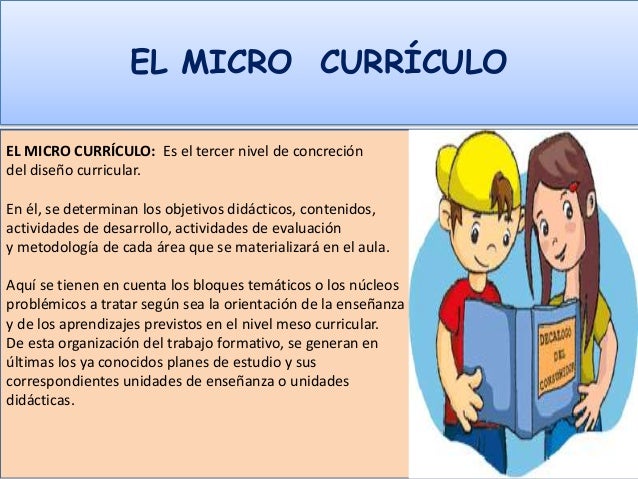 Resultado de imagen para micro curriculo