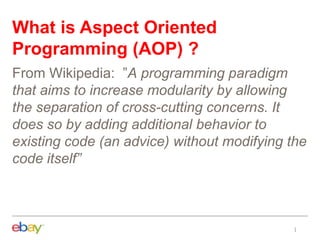 Introduction to Aspect Oriented Programming | PPT