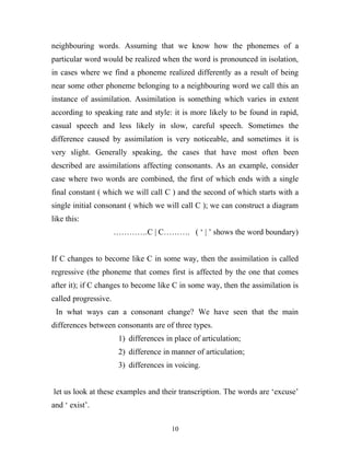 Aspects Of Connected Speech