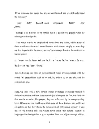 Aspects Of Connected Speech