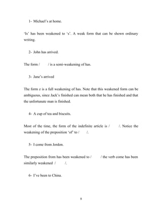 Aspects Of Connected Speech