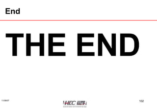 End THE END 