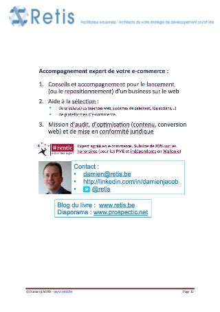 Formation	
  e-­‐commerce	
  Etape	
  n°6:	
  International	
  
©	
  Damien	
  JACOB	
  -­‐	
  www.retis.be	
  	
   Page	
  12	
  
	
  
	
  	
  
 