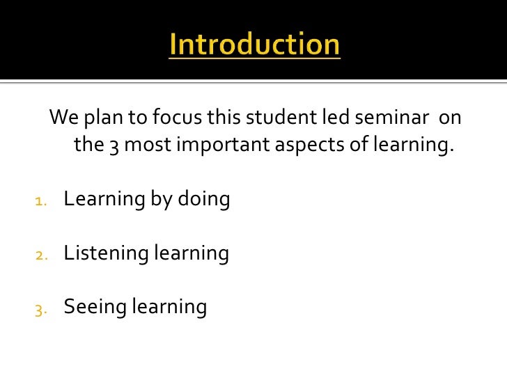 What Are The Aspects Of Learning? What Are The Aspects Of Learning?