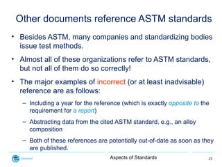 Aspects of Standards | PPT