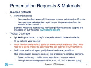 Presentation Requests & Materials
•   Supplied materials
    1. PowerPoint slides
        •   You may download a copy of t...