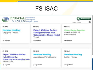 FS-ISAC
(c) Dawn Yankeelov, 2017.
 