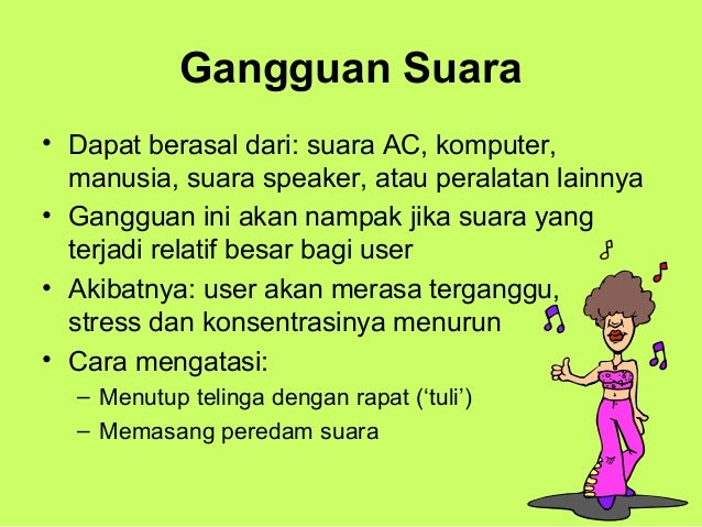 Aspek ergonomi dalam imk