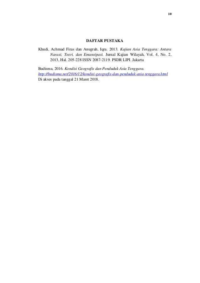 Aspek Geosfer Negara Asia Tenggara