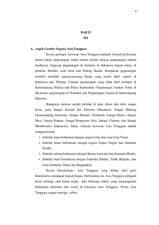 Aspek Geosfer Negara Asia Tenggara